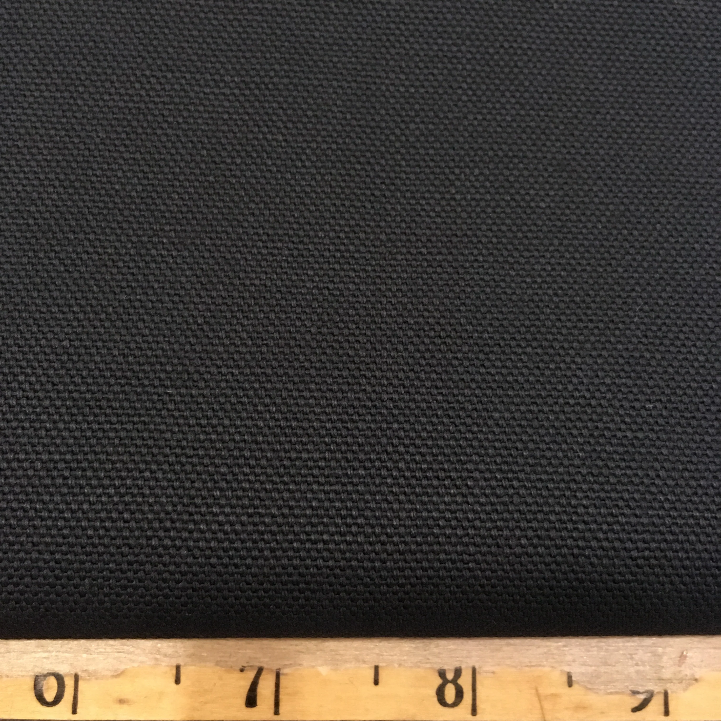 Canvas Duck Cotton Fabric - Black - Image 2
