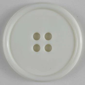 White Polyamide Button