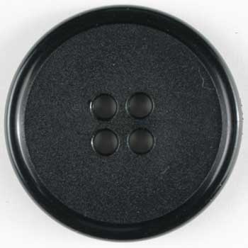 Black Polyamide Button