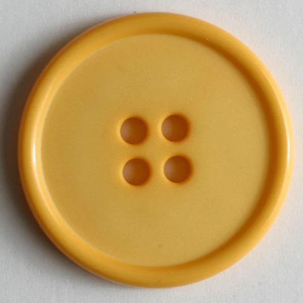 Yellow Polyamide Button
