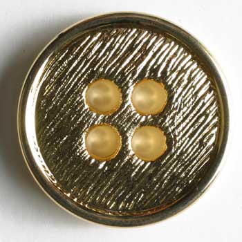 Gold Plated Polyamide Button