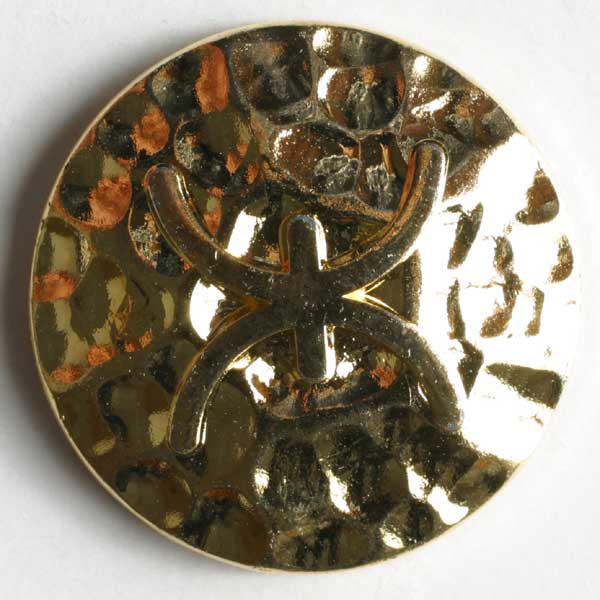 Gold Plated Polyamide Button
