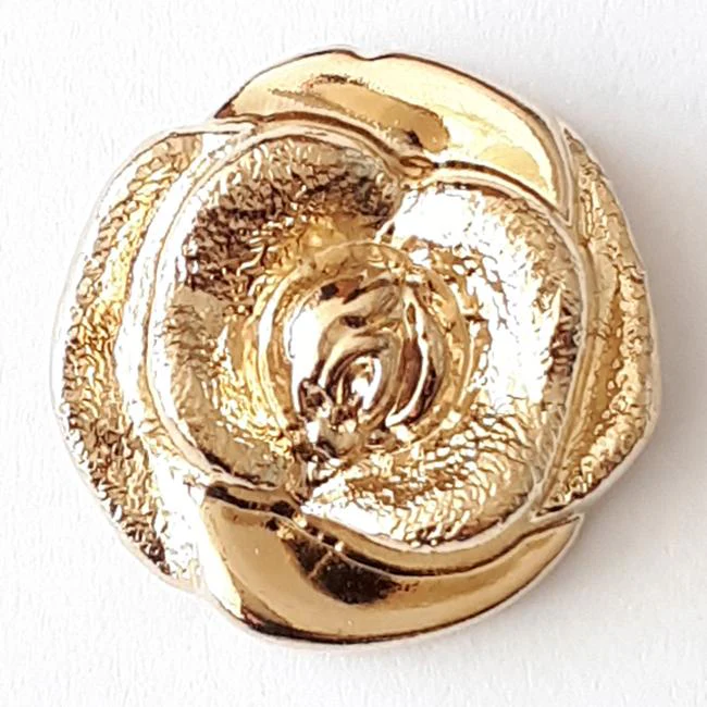 Gold Plated Polyamide Button