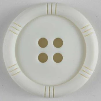 White Polyamide Button