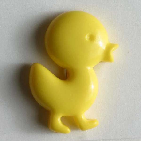Yellow Duck Novelty Button