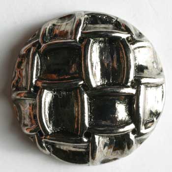 Antique Silver Full Metal Button