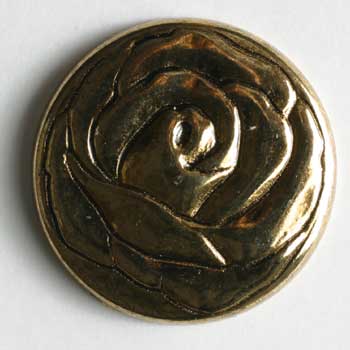 Antique Gold Plated Full Metal Button