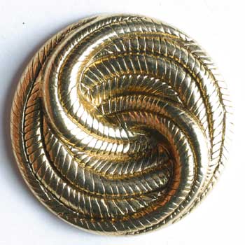 Antique Gold Plated Full Metal Button
