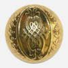 Antique Gold Plated Full Metal Button