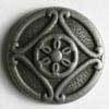 Antique Tin Full Metal Button