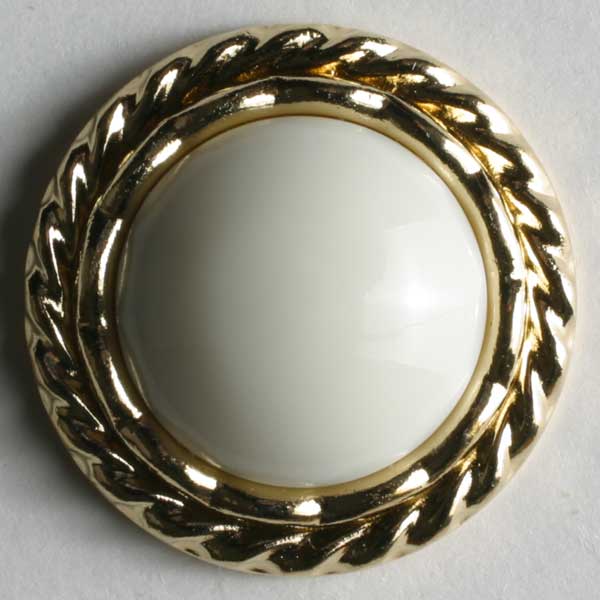 White Polyamide Button