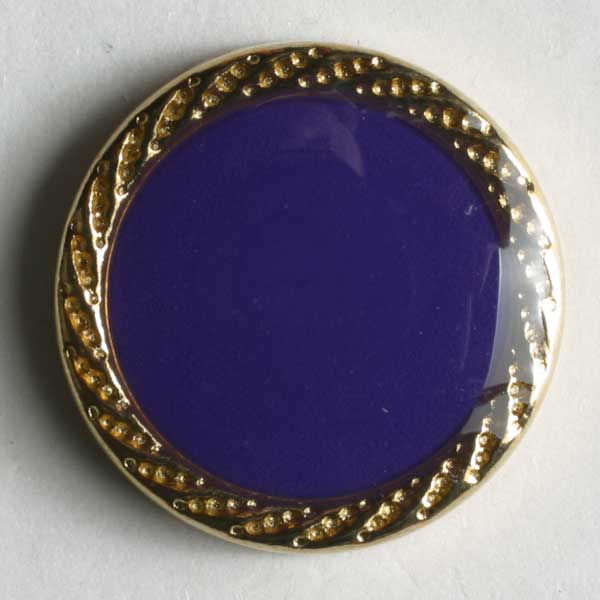 Purple Full Metal Enameled Button