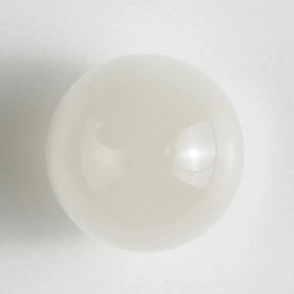 White Polyester Button