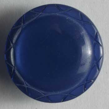 Blue Polyester Button