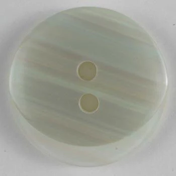 Pearlescent White Polyester Button
