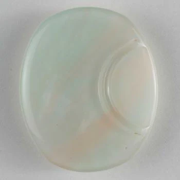 White Polyester Button