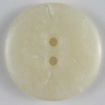White Polyester Button