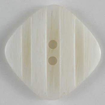 White Polyester Button