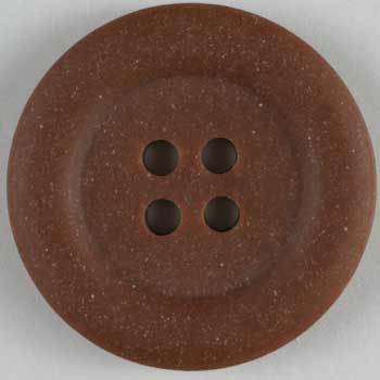 Brown Polyester Button
