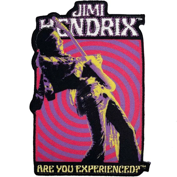 Jimi Hendrix Trippy Swirl Iron On Patch