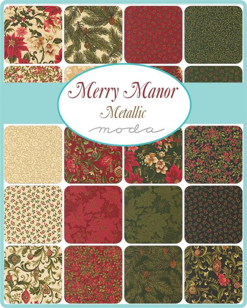 Merry Manor Metallic Holiday Charm Pack - Image 2