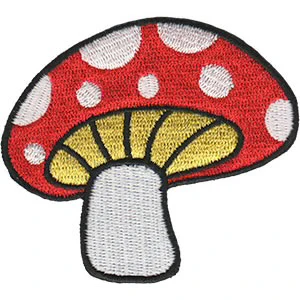 Red Mushroom w/ White Spots Patch