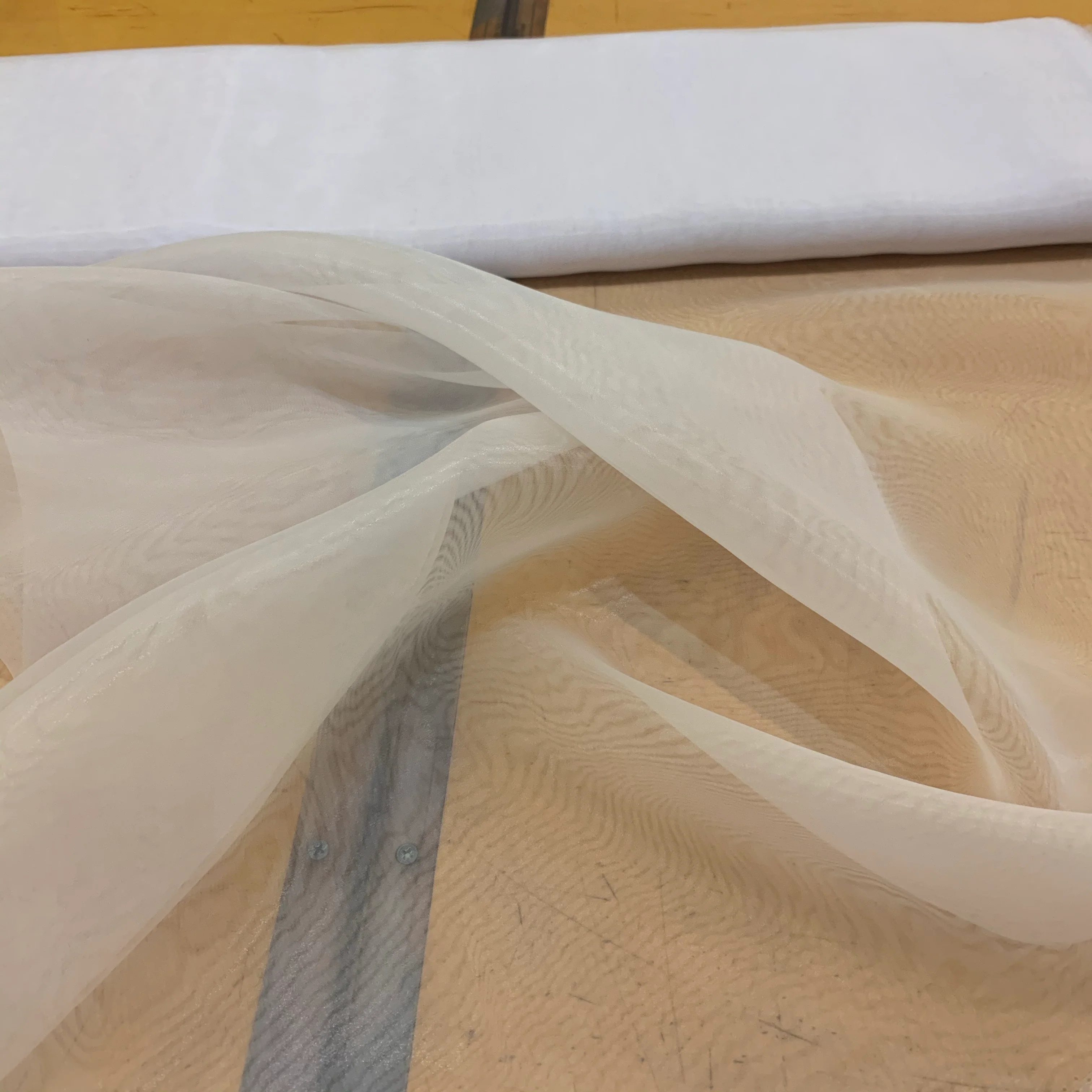 Polyester Organza - White - Image 2