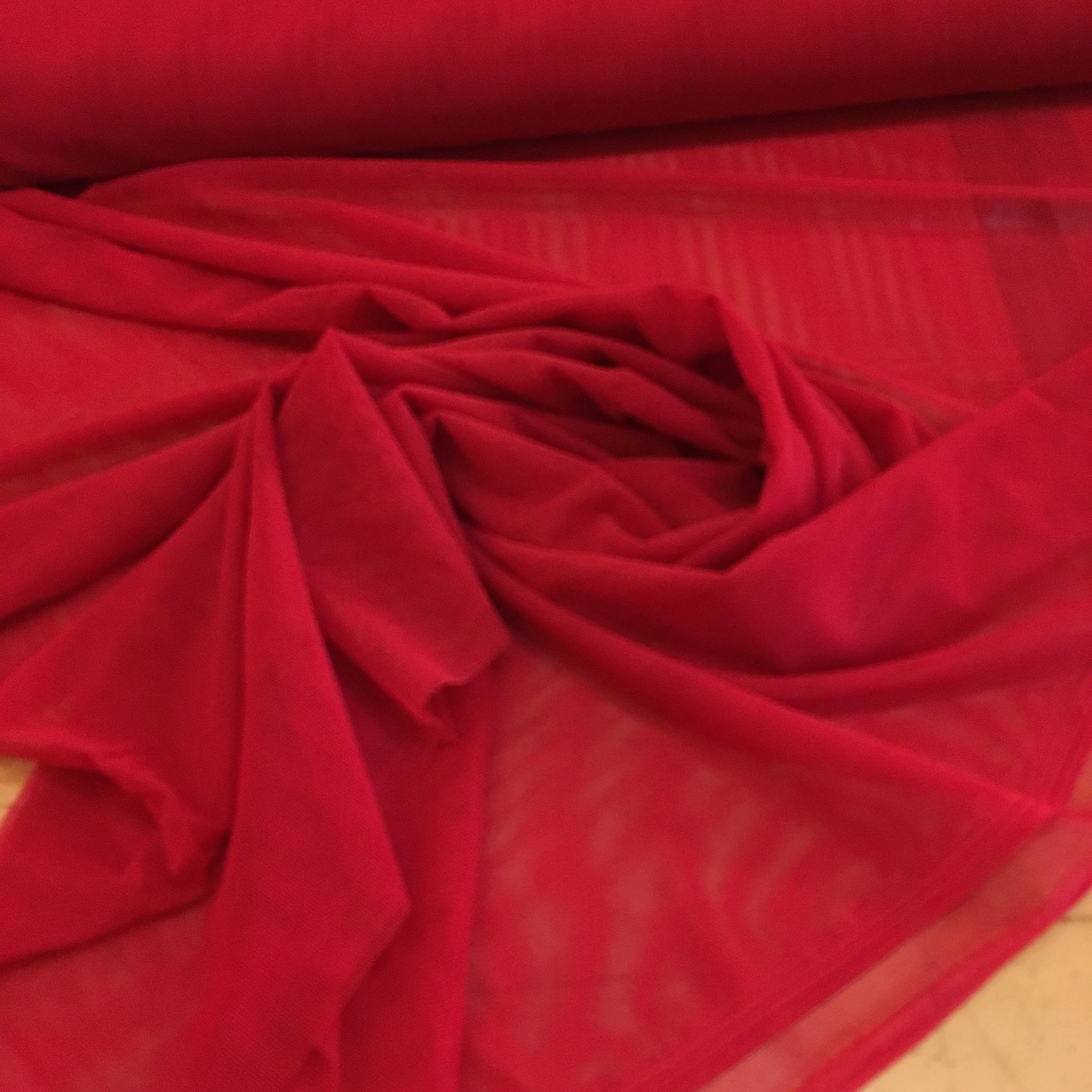 Sensua Mesh Fabric - Scarlet - Image 2
