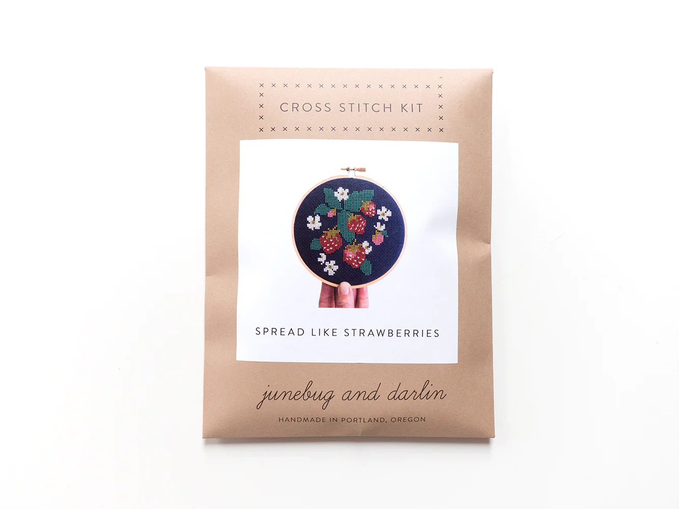 Spread Like Strawberries Cross Stitch Kit