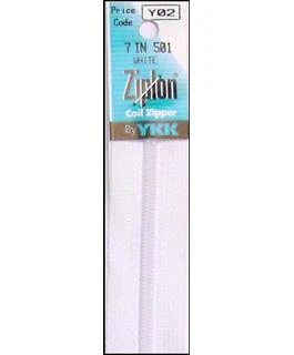 YKK Ziplon Coil Zippers 7"